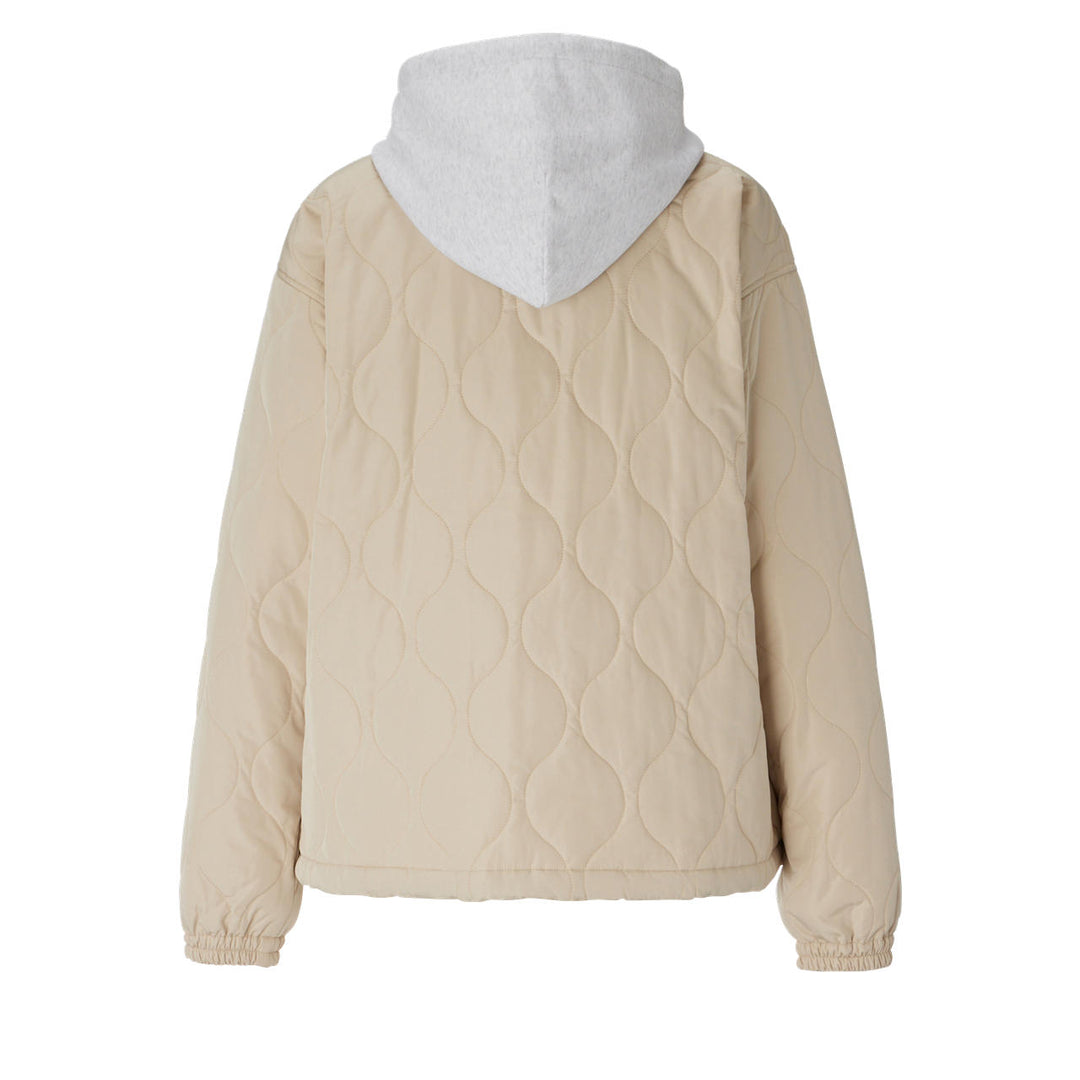 Quilted Boxy Fit Hooded Jacket | In The Style UK