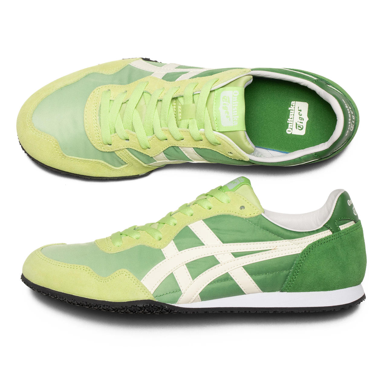 Onitsuka tiger serrano kids green sale